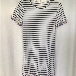 Summer dress with tassels